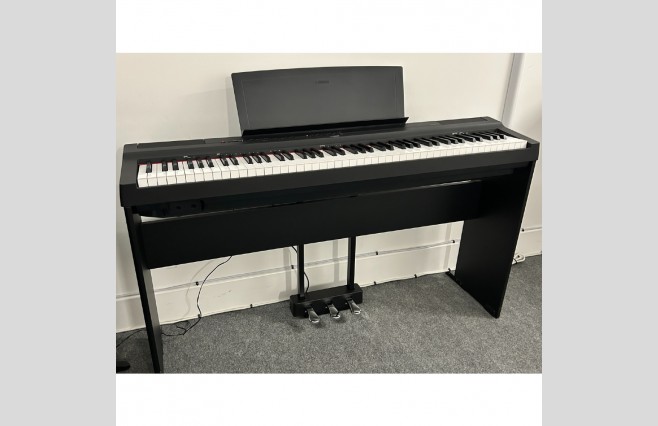 Yamaha P-125 Satin Black Home Stand Digital Piano, Used - Complete Package (SN:BBAP01582) - Image 4